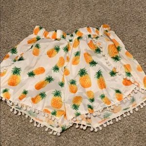 Pineapple pj shorts